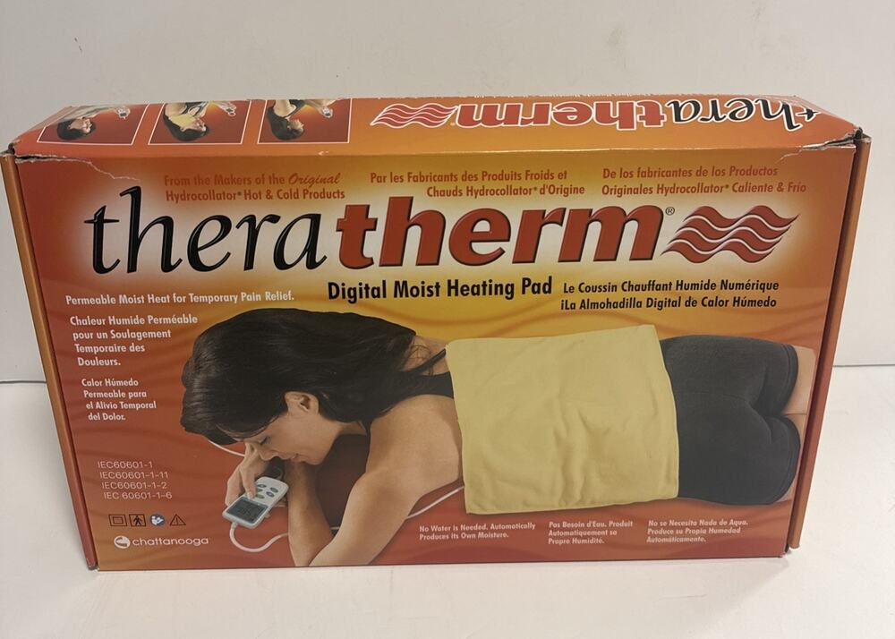 Theratherm Digital Heating Pad Flannel Cover General Purpose Standard 14x27"